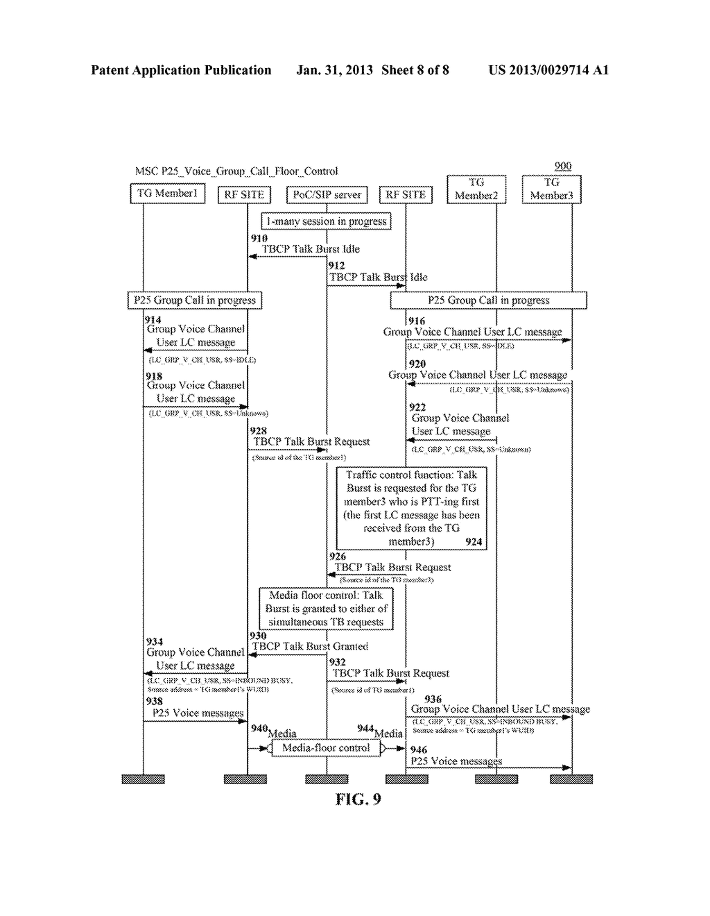 USING A PUSH TO TALK OVER CELLULAR INFRASTRUCTURE FOR RADIO COMMUNICATIONS - diagram, schematic, and image 09