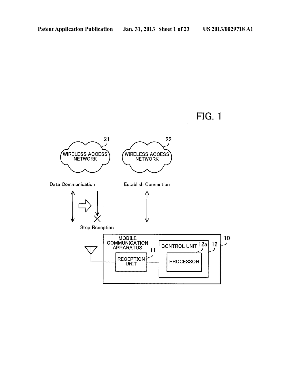 MOBILE COMMUNICATION APPARATUS AND WIRELESS COMMUNICATION METHOD - diagram, schematic, and image 02