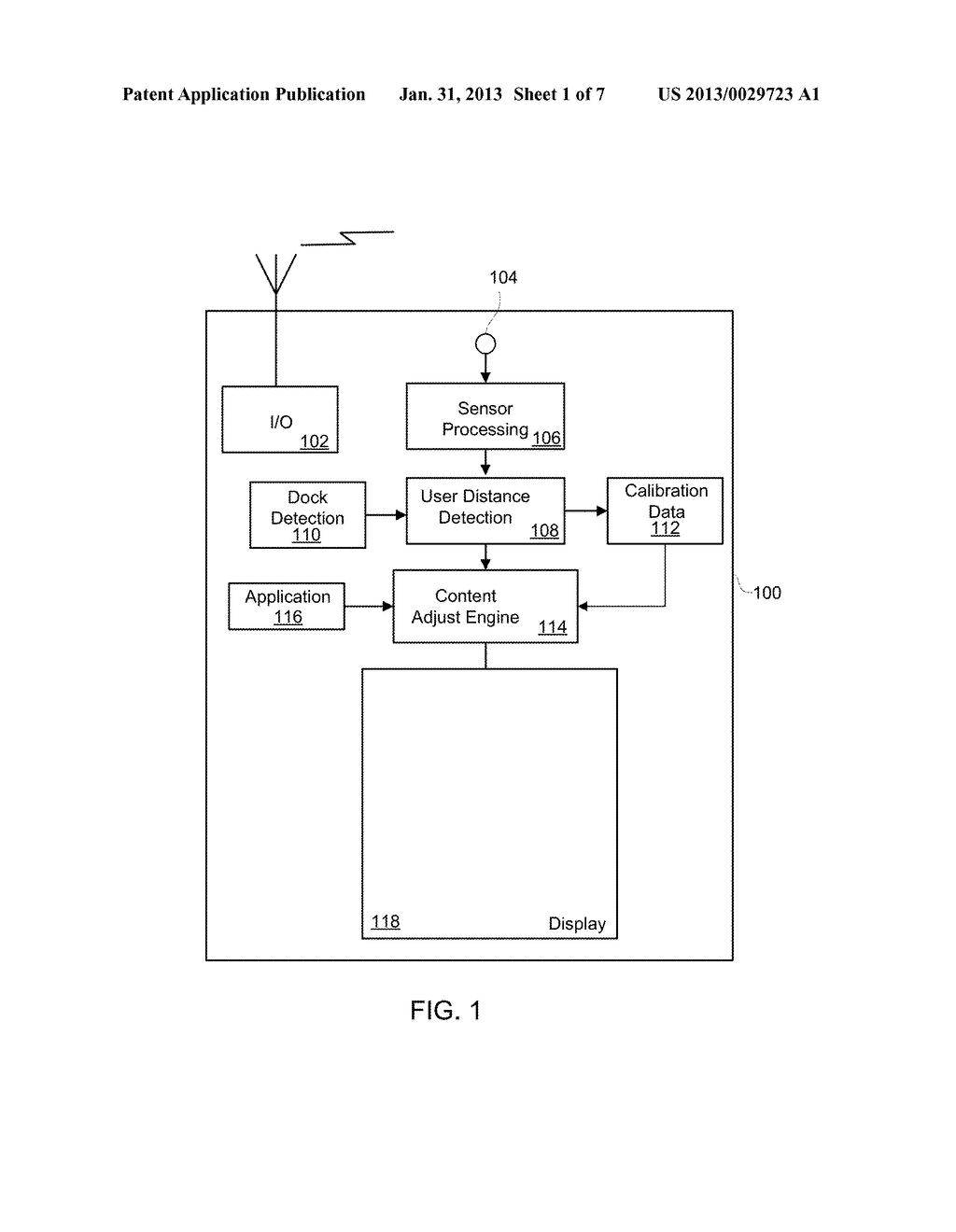 USER DISTANCE DETECTION FOR ENHANCED INTERACTION WITH A MOBILE DEVICE - diagram, schematic, and image 02