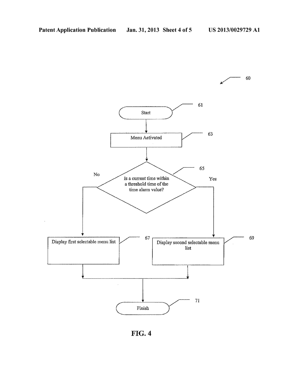 MOBILE WIRELESS COMMUNICATIONS DEVICE WITH FIRST AND SECOND ALARM FUNCTION     GUI'S AND RELATED METHODS - diagram, schematic, and image 05