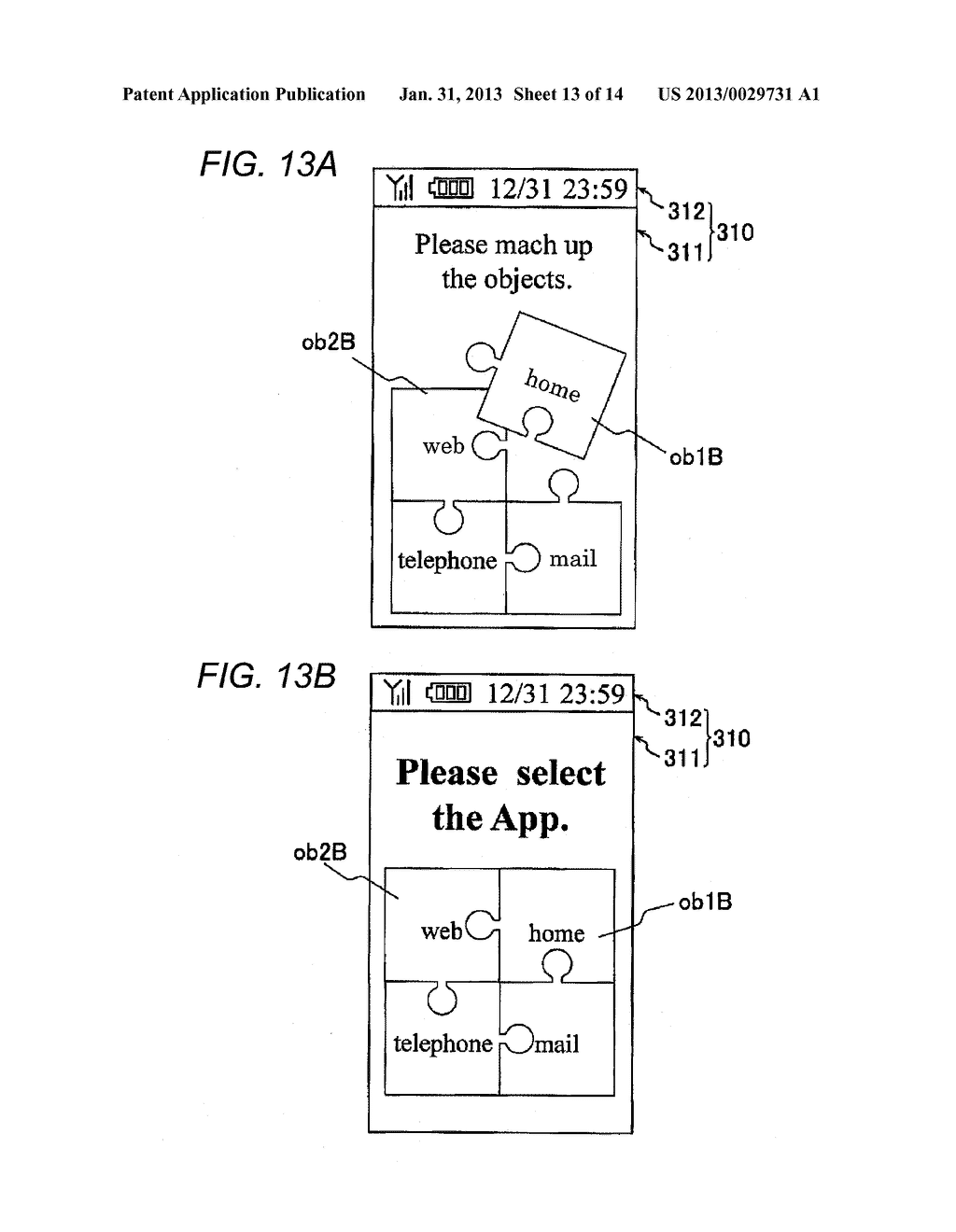 PORTABLE DEVICE, CONTROL PROGRAM AND CONTROL METHOD OF THE PORTABLE DEVICE - diagram, schematic, and image 14