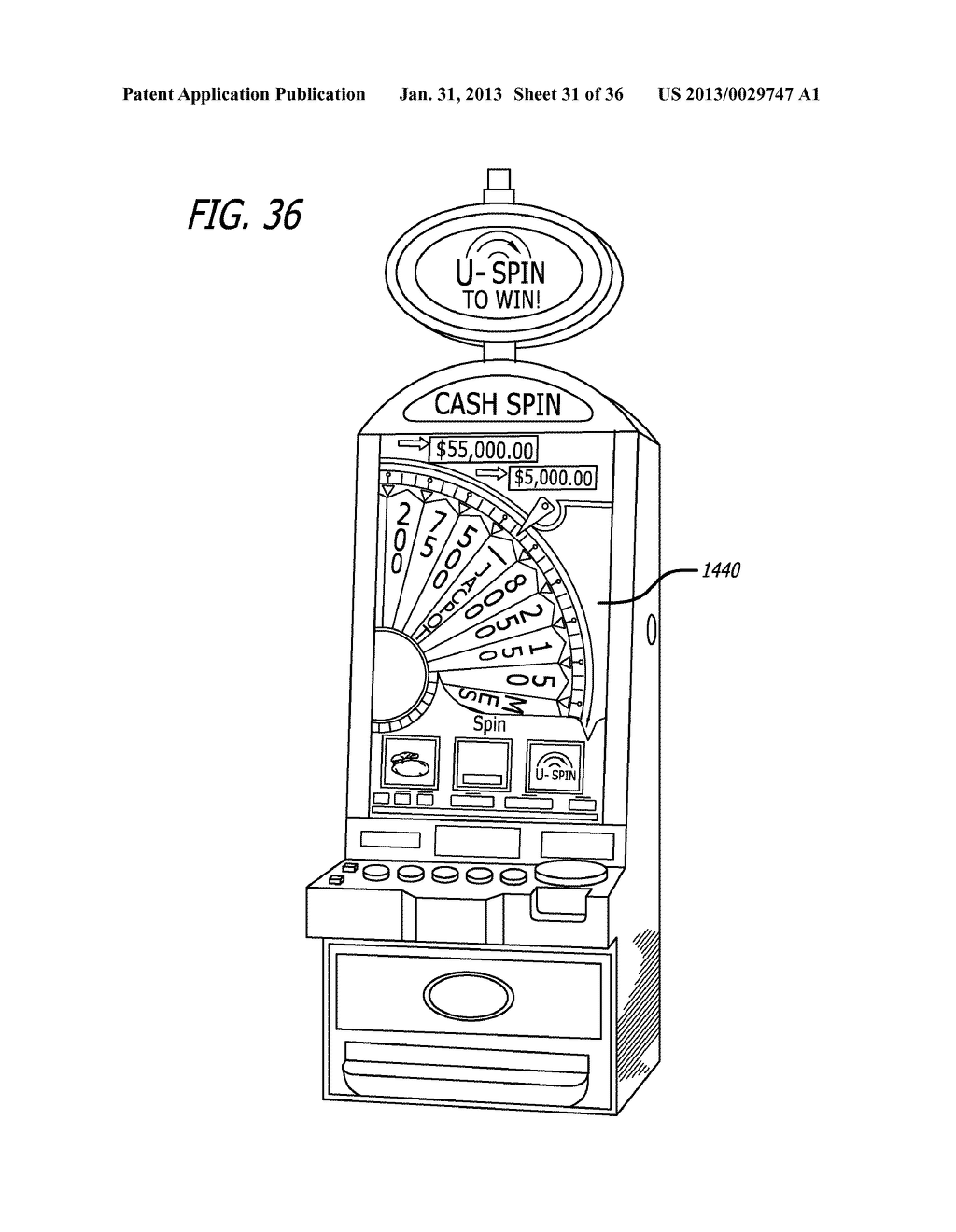 GAMING MACHINE HAVING VIDEO STEPPER DISPLAYS - diagram, schematic, and image 32