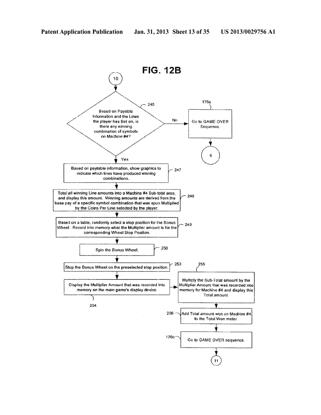 Multi-Stage Multi-Bet Game, Gaming Device, and Method - diagram, schematic, and image 14