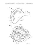 Golf Club Head or Other Ball Striking Device Having Impact-Influencing     Body Features diagram and image