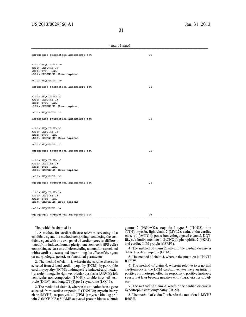 CARDIOMYOCYTES FROM INDUCED PLURIPOTENT STEM CELLS FROM PATIENTS AND     METHODS OF USE THEREOF - diagram, schematic, and image 66