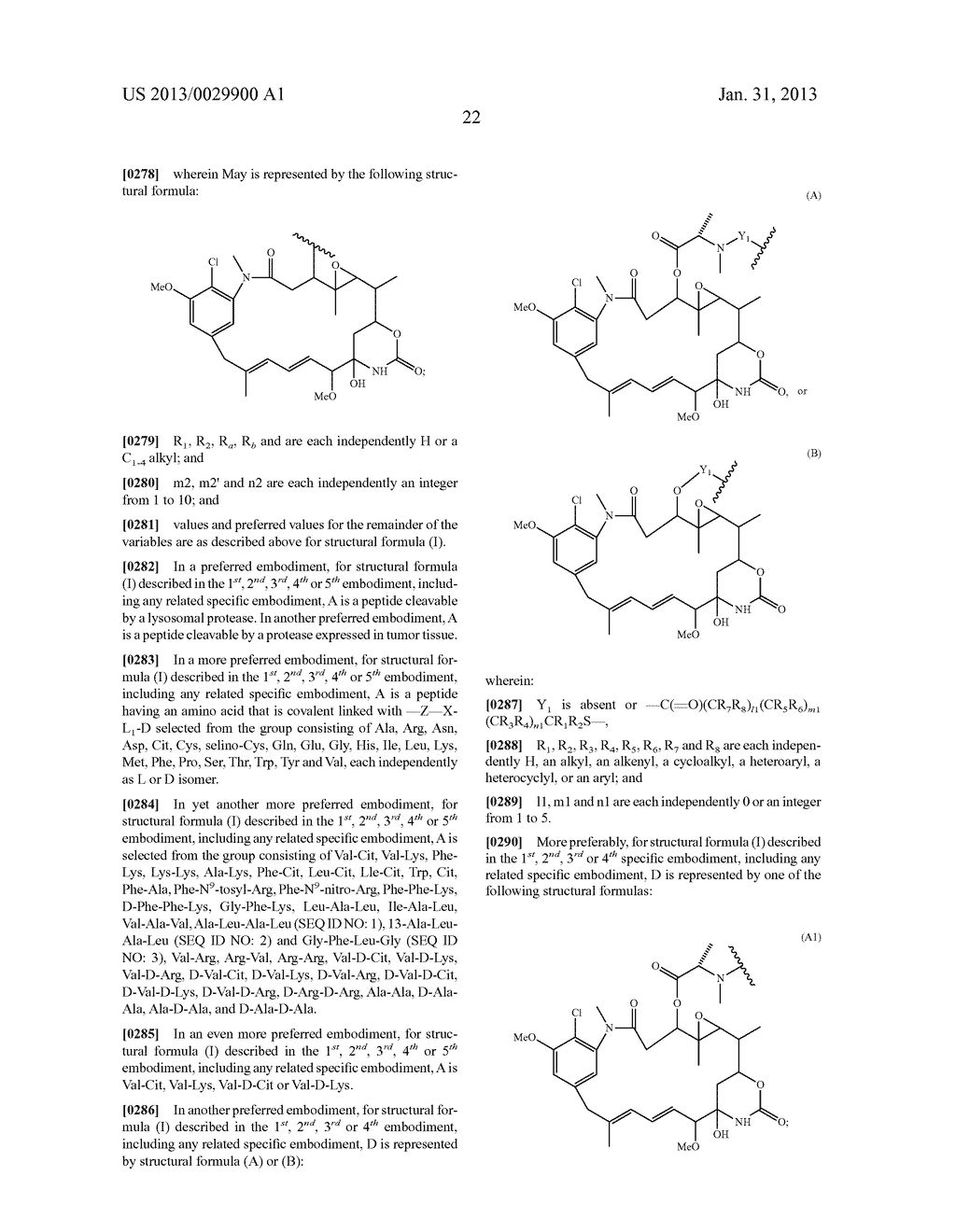 NOVEL MAYTANSINOID DERIVATIVES WITH PEPTIDE LINKER AND CONJUGATES THEREOF - diagram, schematic, and image 55