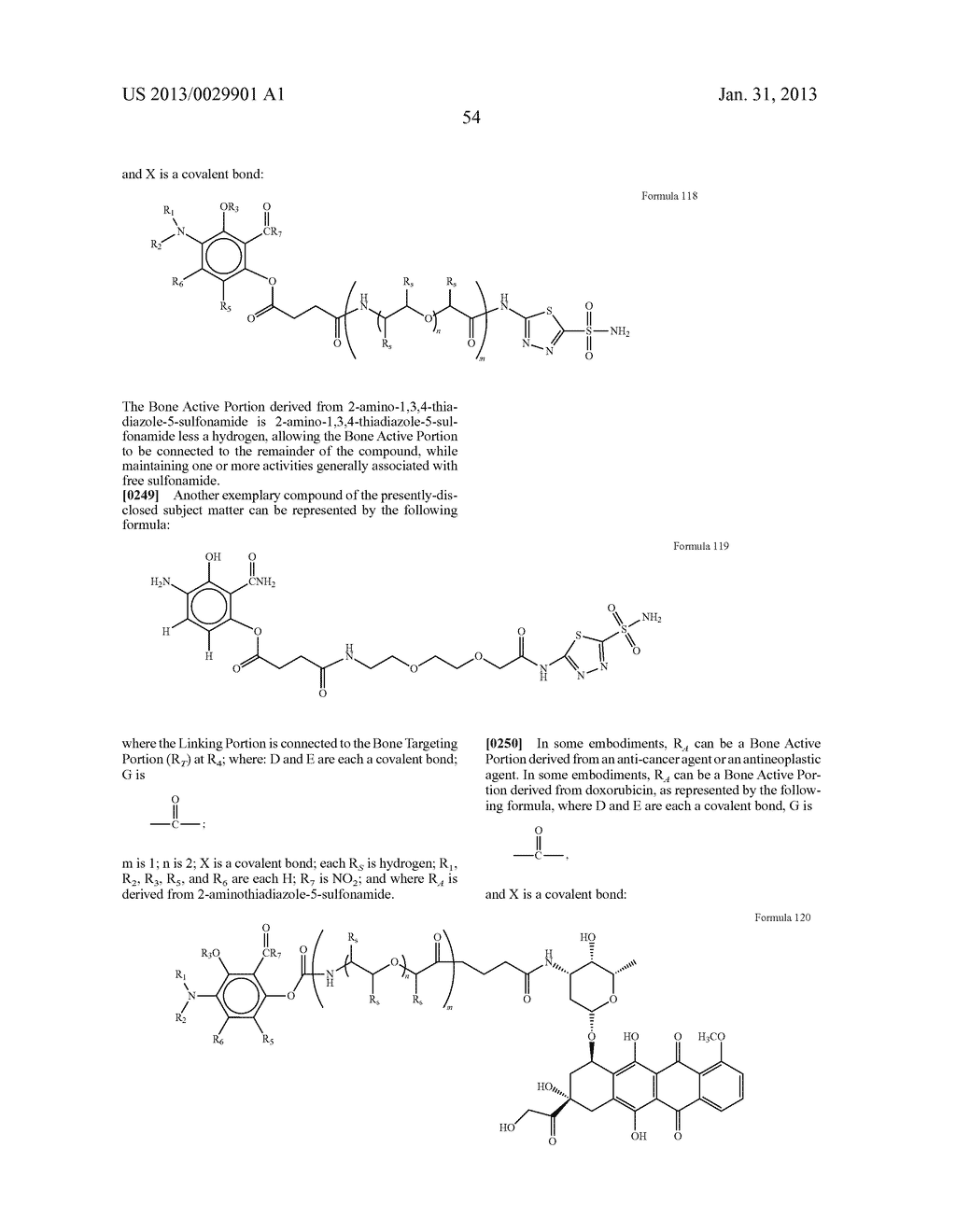 METHODS AND COMPOUNDS FOR THE TARGETED DELIVERY OF AGENTS TO BONE FOR     INTERACTION THEREWITH - diagram, schematic, and image 81