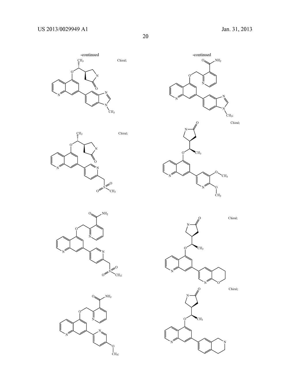 Substituted Quinolines and Their Use As Medicaments - diagram, schematic, and image 21