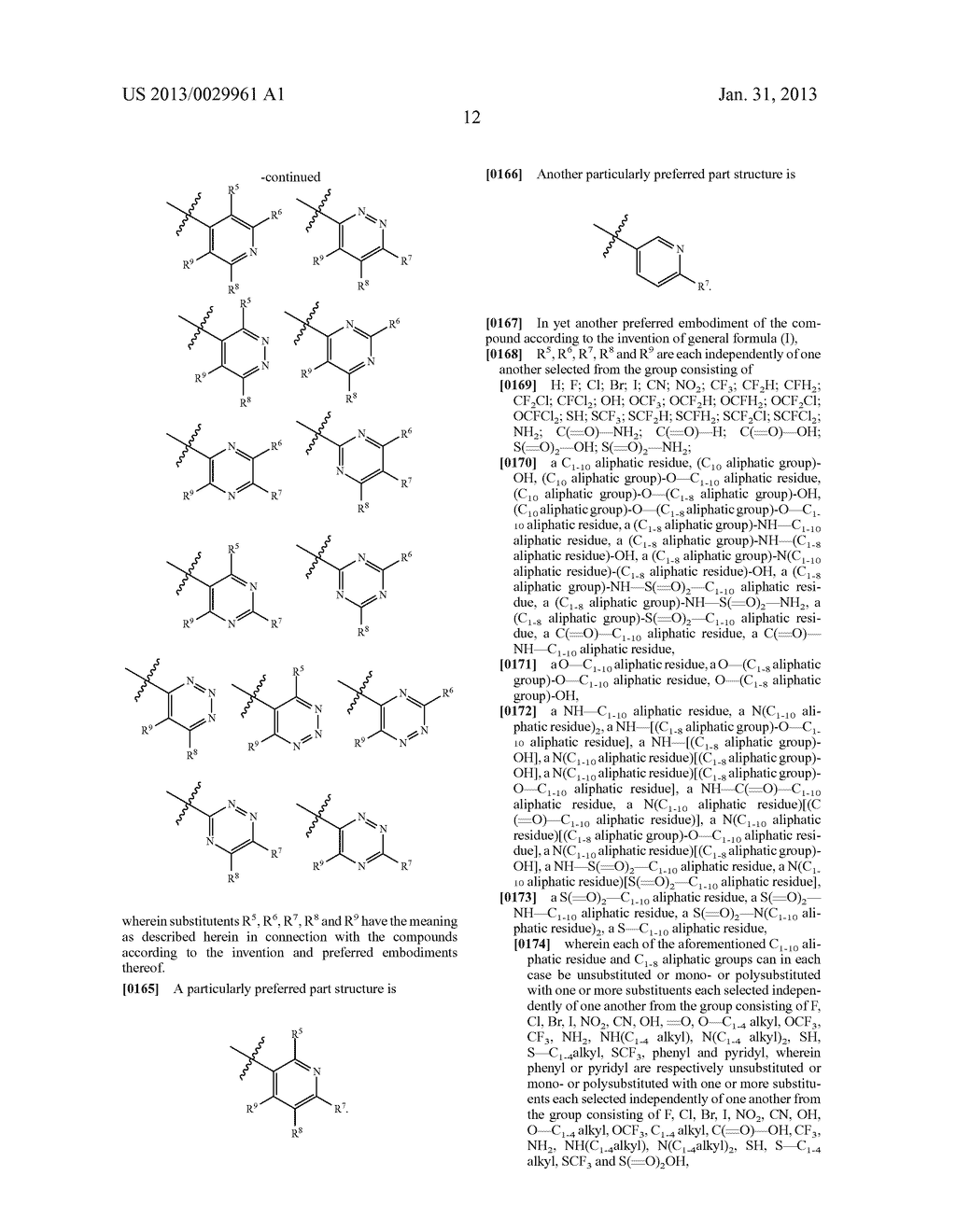 Substituted Heterocyclic Aza Compounds - diagram, schematic, and image 13
