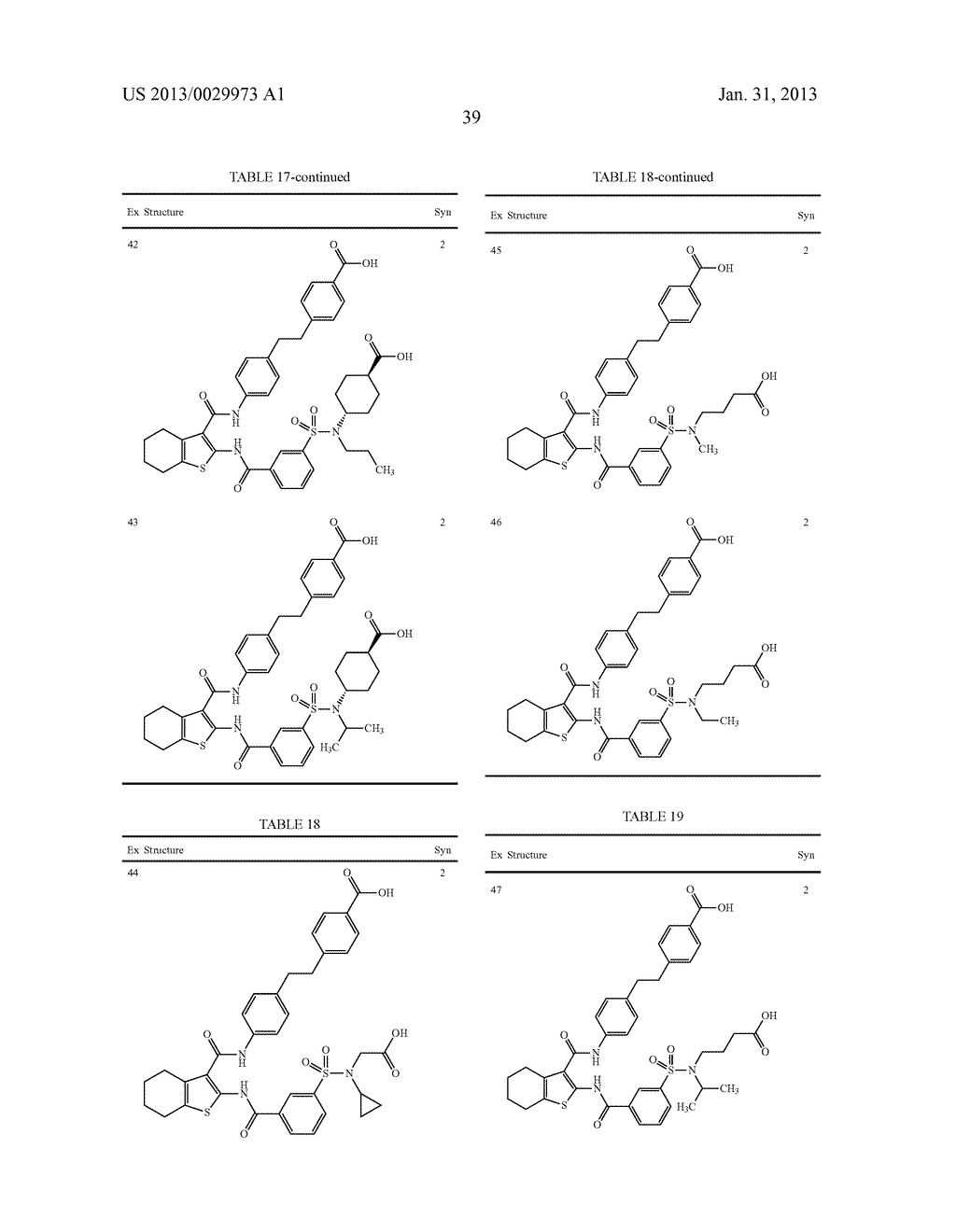 TETRAHYDROBENZOTHIOPHENE COMPOUND - diagram, schematic, and image 40