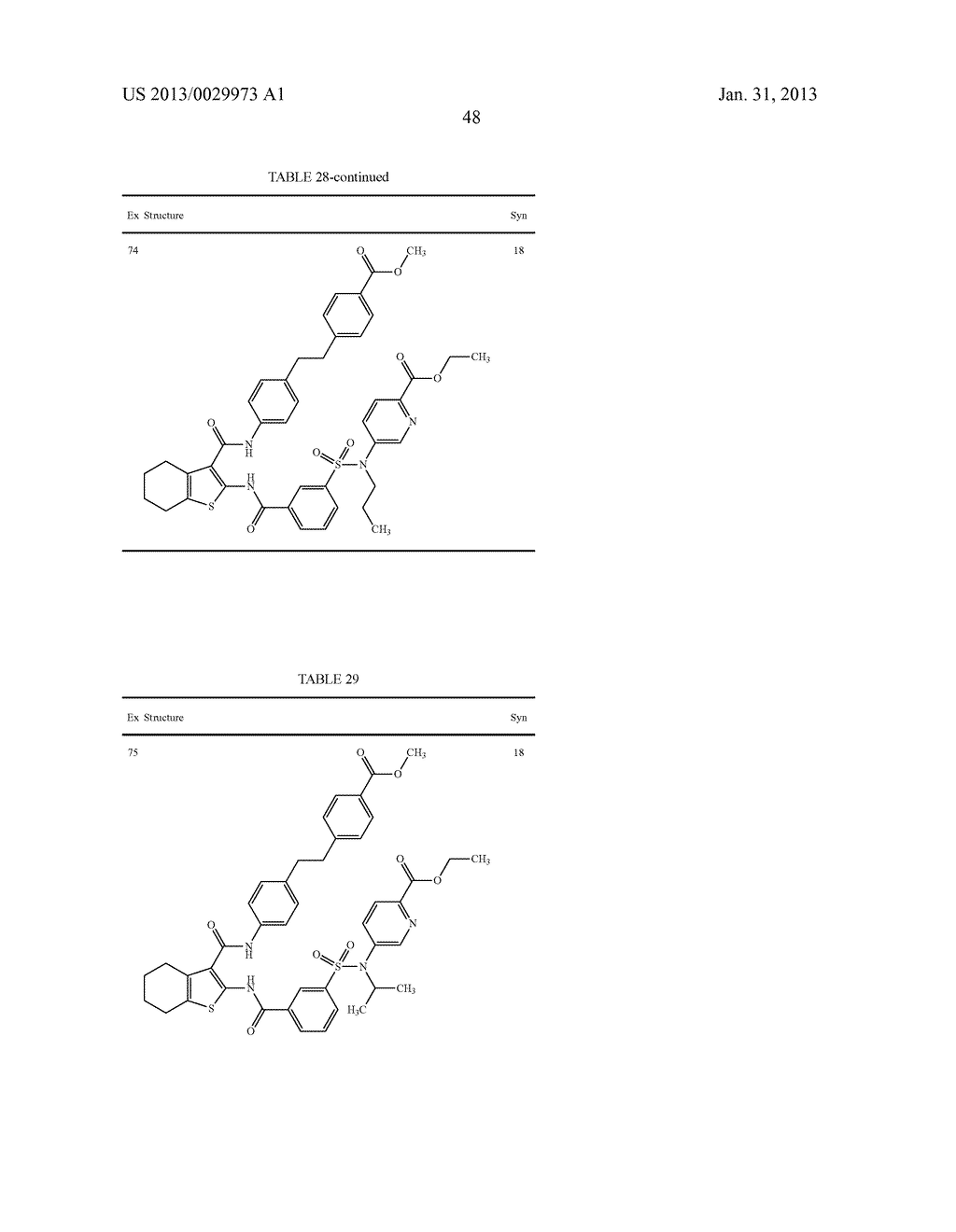 TETRAHYDROBENZOTHIOPHENE COMPOUND - diagram, schematic, and image 49