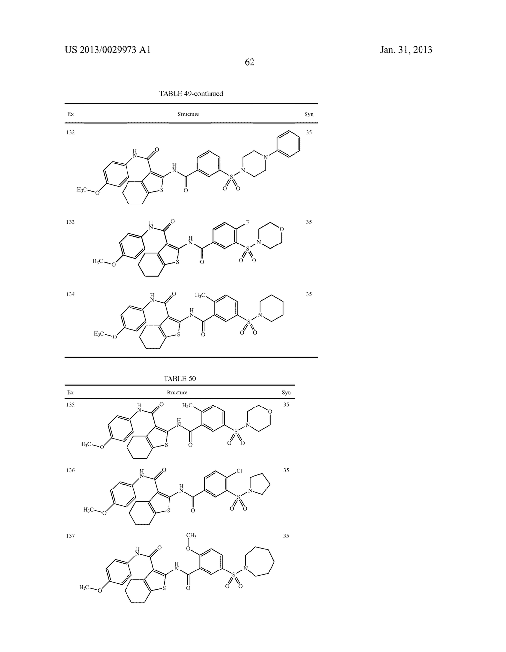 TETRAHYDROBENZOTHIOPHENE COMPOUND - diagram, schematic, and image 63