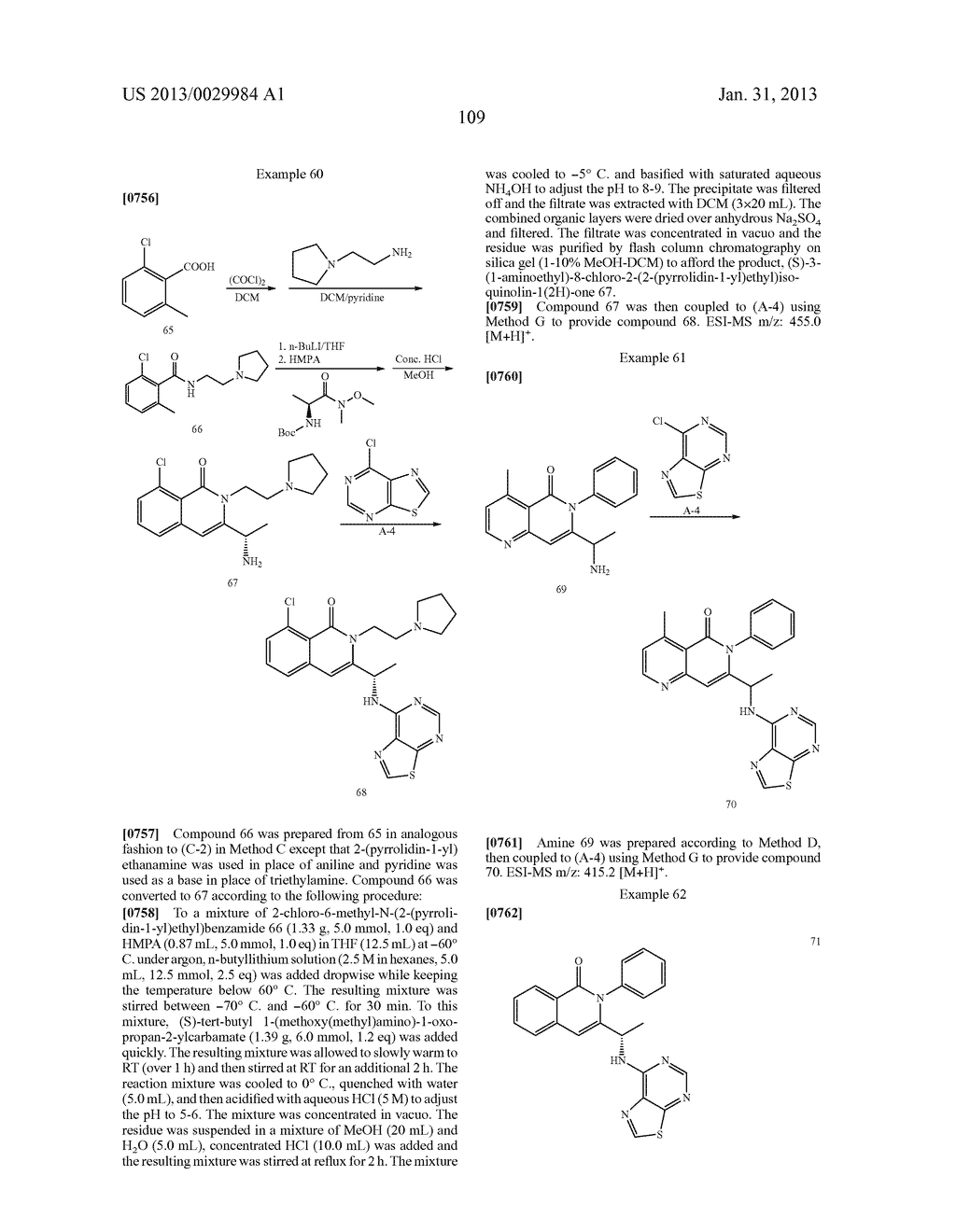 HETEROCYCLIC COMPOUNDS AND USES THEREOF - diagram, schematic, and image 110