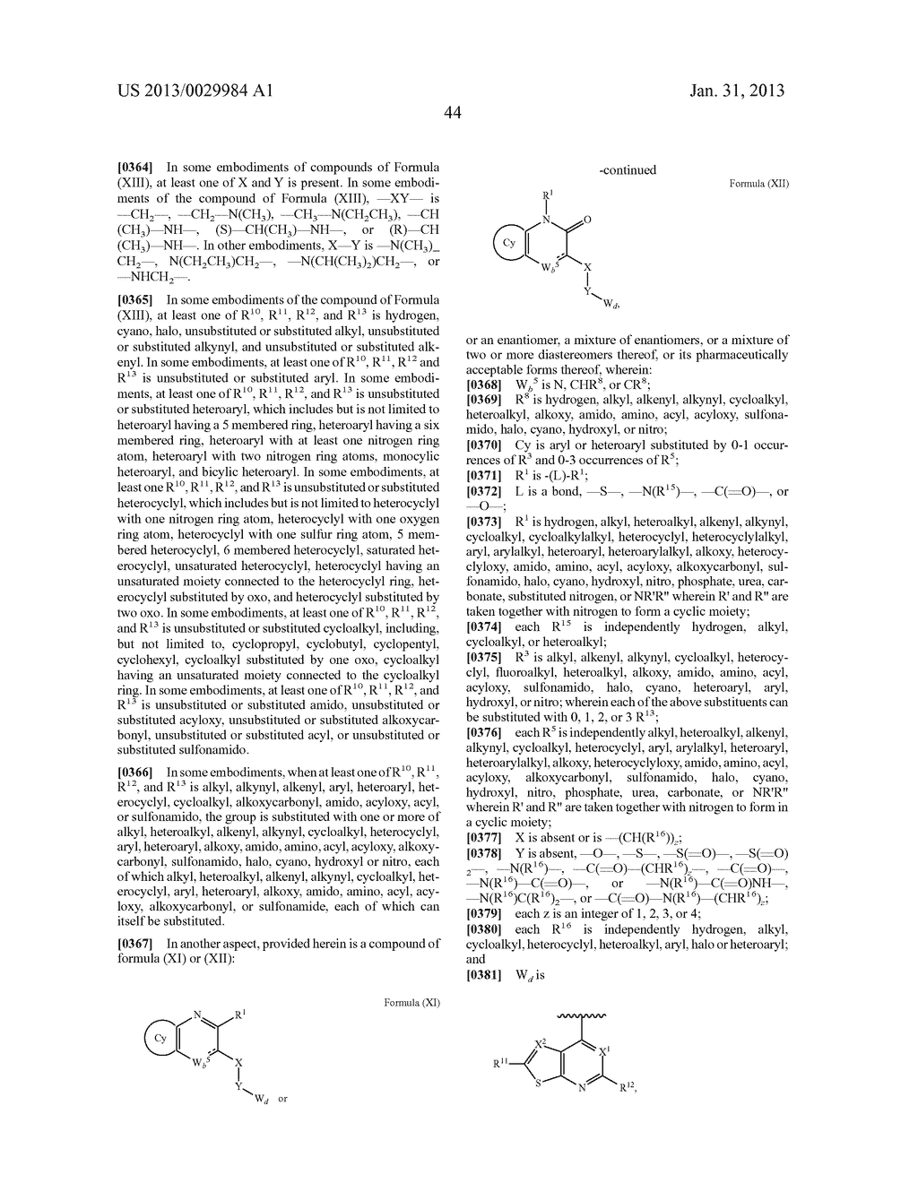 HETEROCYCLIC COMPOUNDS AND USES THEREOF - diagram, schematic, and image 45