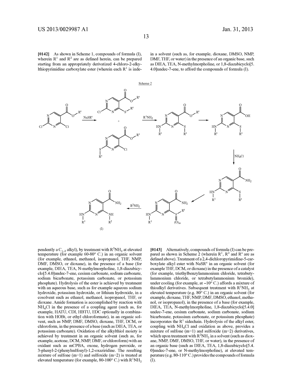 SUBSTITUTED DIAMINOCARBOXAMIDE AND DIAMINOCARBONITRILE PYRIMIDINES,     COMPOSITIONS THEREOF, AND METHODS OF TREATMENT THEREWITH - diagram, schematic, and image 14