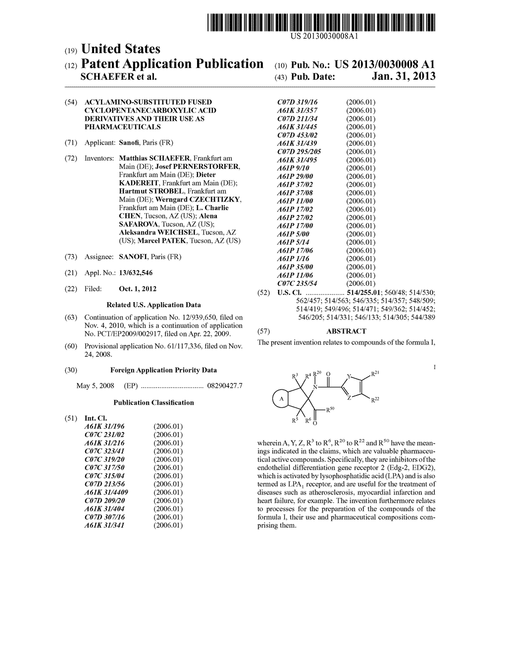 ACYLAMINO-SUBSTITUTED FUSED CYCLOPENTANECARBOXYLIC ACID DERIVATIVES AND     THEIR USE AS PHARMACEUTICALS - diagram, schematic, and image 01