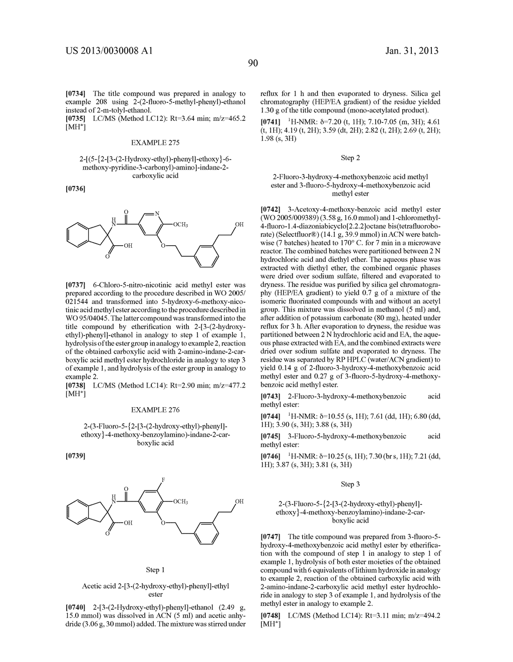 ACYLAMINO-SUBSTITUTED FUSED CYCLOPENTANECARBOXYLIC ACID DERIVATIVES AND     THEIR USE AS PHARMACEUTICALS - diagram, schematic, and image 91