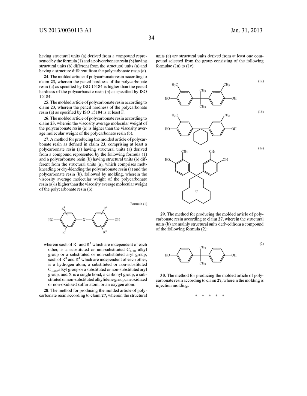 POLYCARBONATE RESIN COMPOSITION, METHOD FOR PRODUCING SAME AND MOLDED     ARTICLE OF THIS RESIN COMPOSITION - diagram, schematic, and image 35