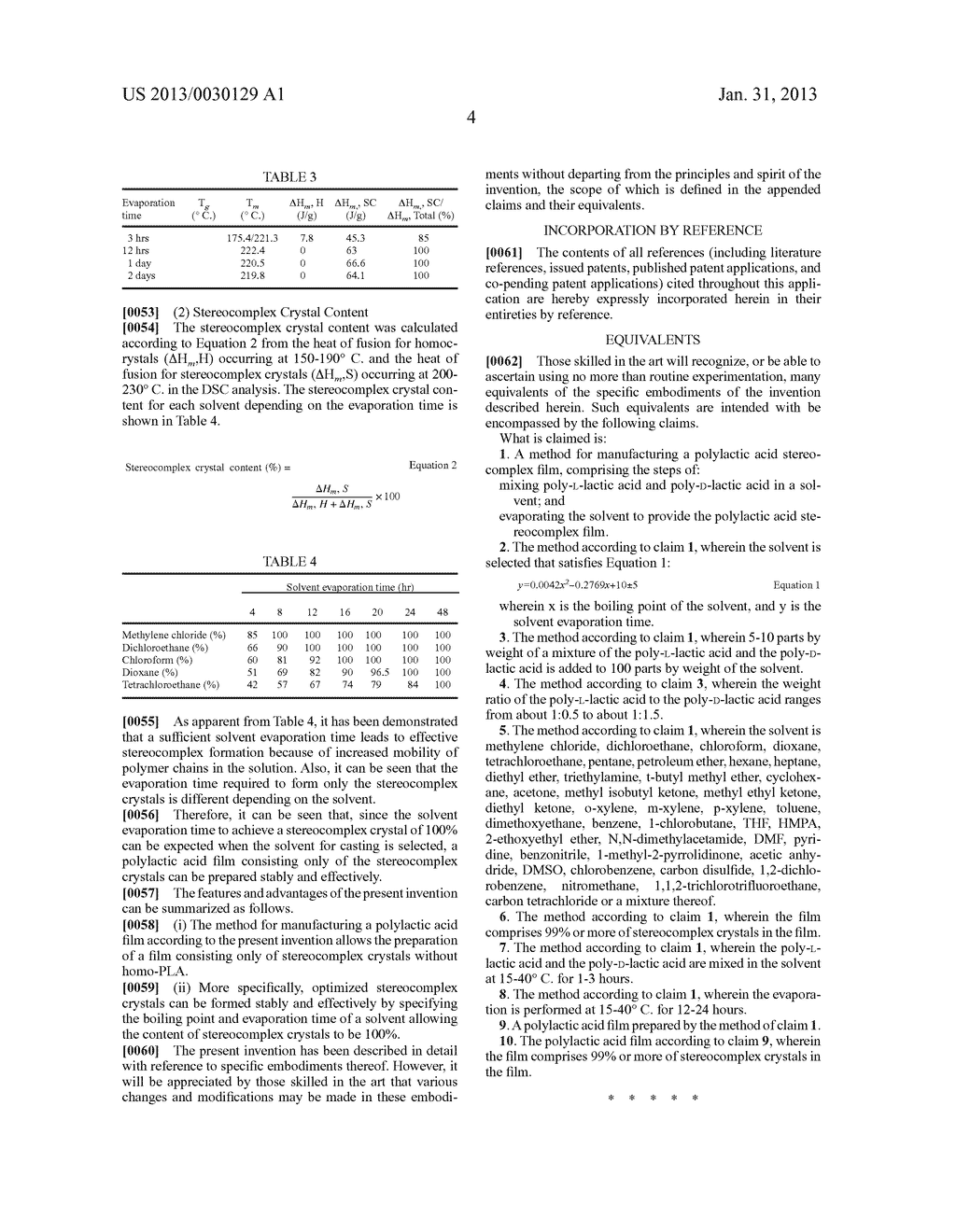 MANUFACTURING METHOD OF POLY LACTIC ACID STEREOCOMPLEX USING SOLVENT     CASTING METHOD - diagram, schematic, and image 07