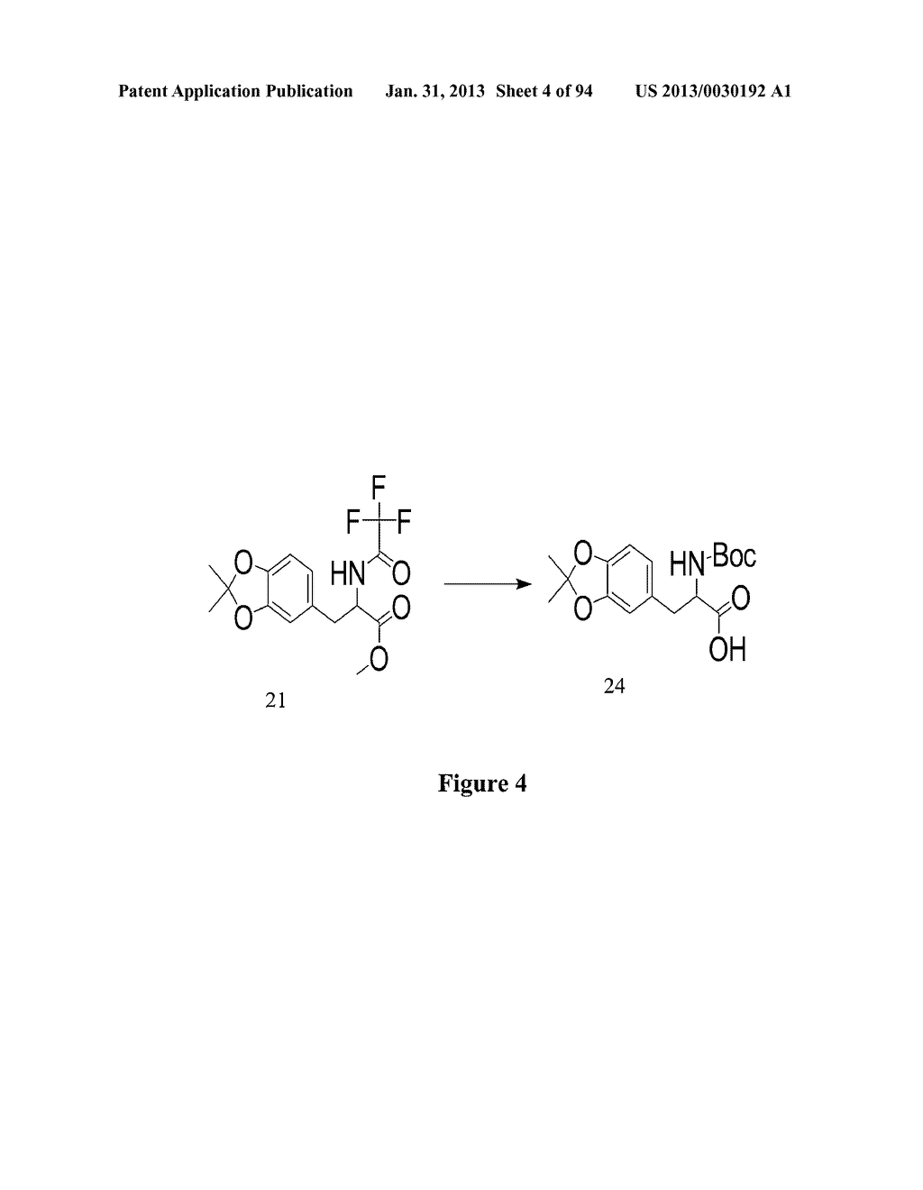 Method of Synthesizing Acetonide-Protected Catechol-Containing Compounds     and Intermediates Produced Therein - diagram, schematic, and image 05