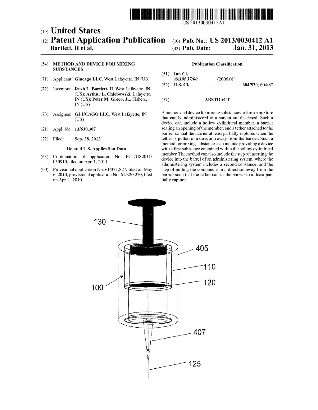 Method and Device for Mixing Substances - diagram, schematic, and image 01