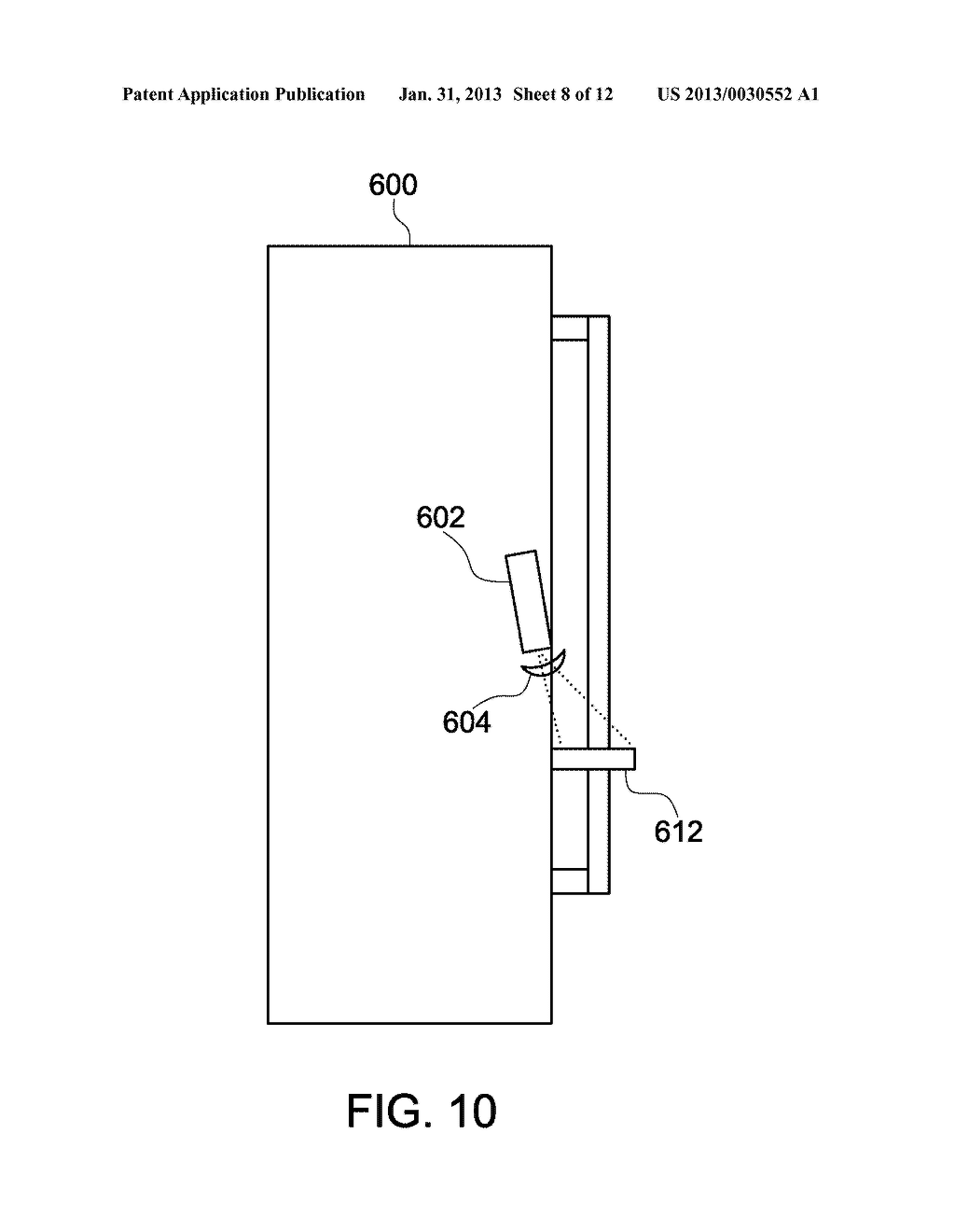 OPTICALLY-PROJECTED USER INTERFACE FOR APPLIANCES - diagram, schematic, and image 09