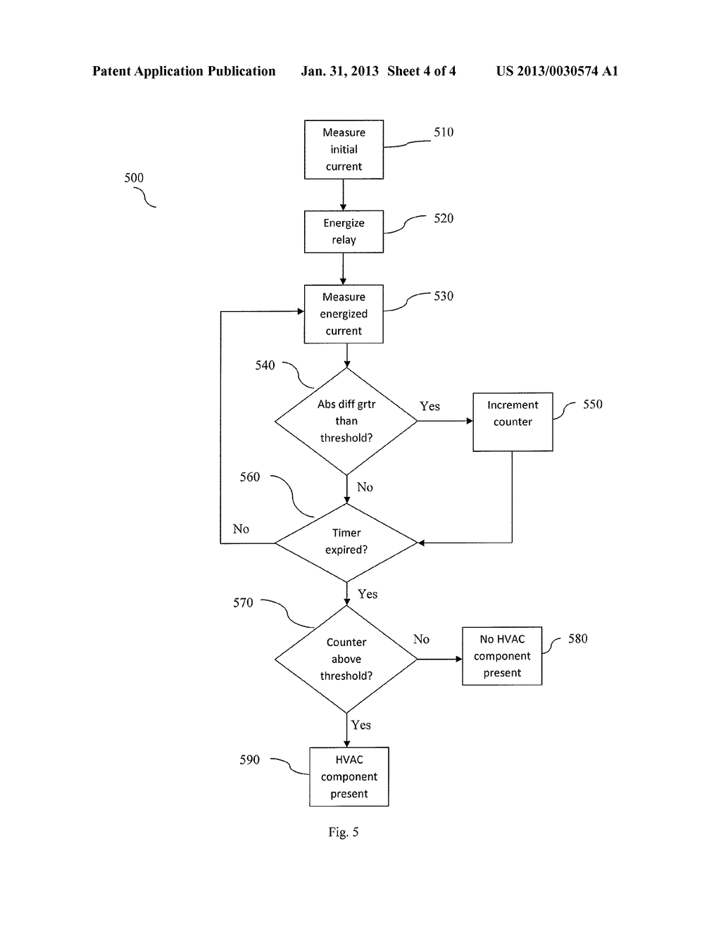 System and Method for Heating Ventilation and Air Conditioning Component     Detection - diagram, schematic, and image 05