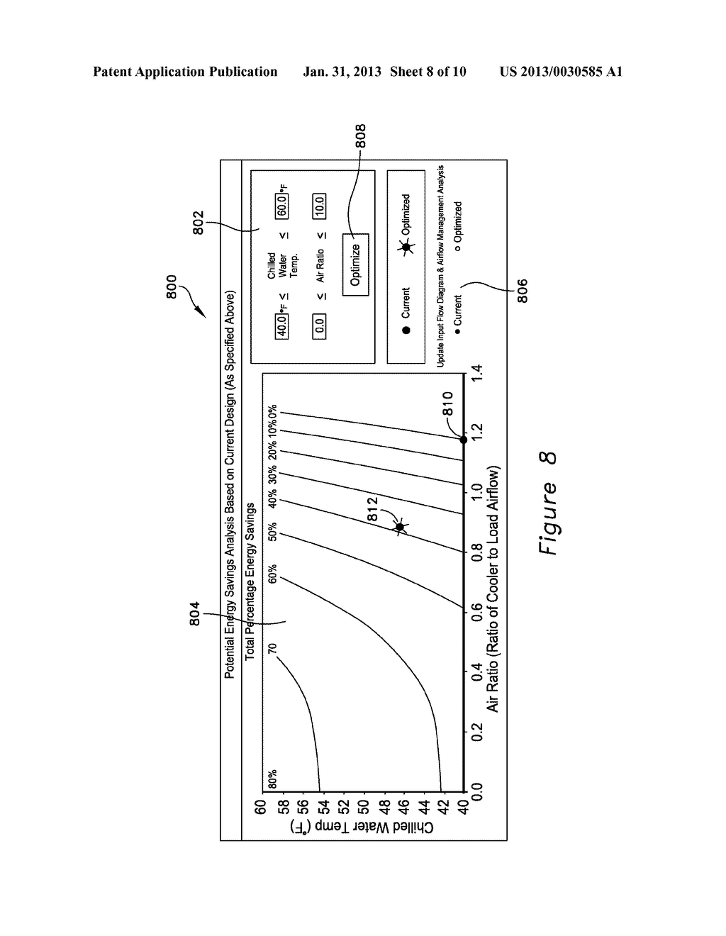 SYSTEM AND METHOD FOR ASSESSING AND MANAGING DATA CENTER AIRFLOW AND     ENERGY USAGE - diagram, schematic, and image 09