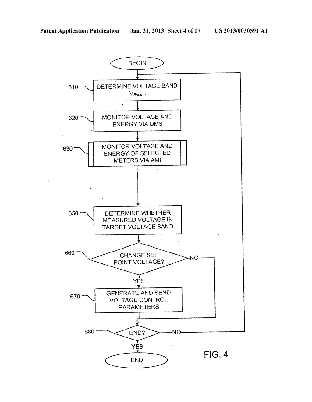 VOLTAGE CONSERVATION USING ADVANCED METERING INFRASTRUCTURE AND SUBSTATION     CENTRALIZED VOLTAGE CONTROL - diagram, schematic, and image 05