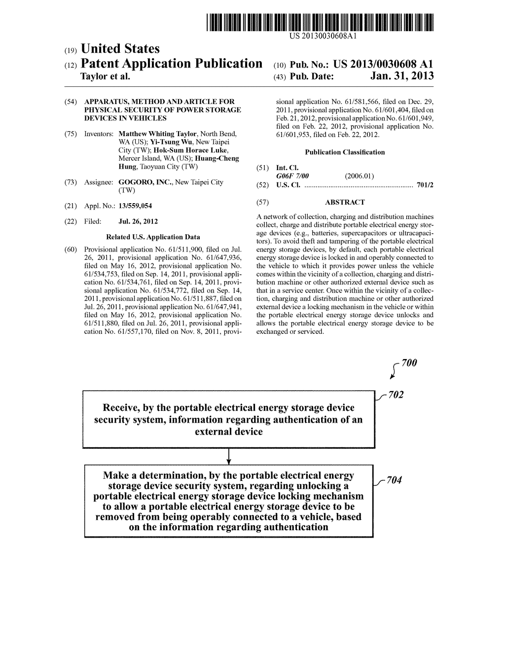 APPARATUS, METHOD AND ARTICLE FOR PHYSICAL SECURITY OF POWER STORAGE     DEVICES IN VEHICLES - diagram, schematic, and image 01