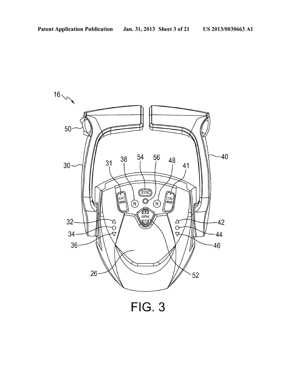 METHOD AND SYSTEM FOR DELAYING SHIFT AND THROTTLE COMMANDS BASED ON ENGINE     SPEED IN A MARINE VESSEL - diagram, schematic, and image 04