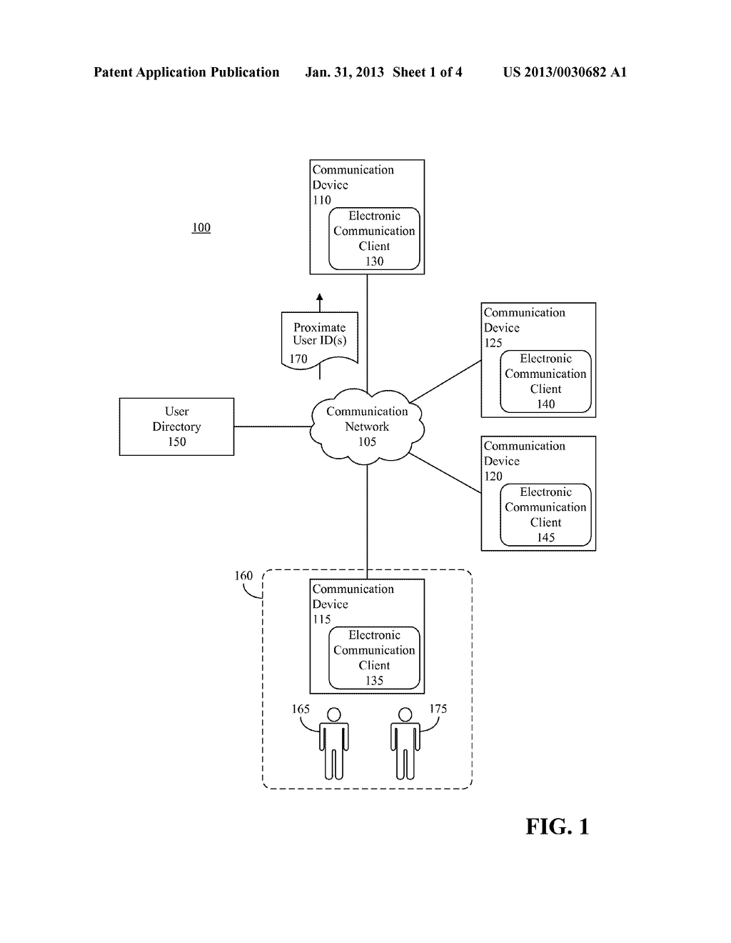 IDENTIFICATION OF A PERSON LOCATED PROXIMITE TO A CONTACT IDENTIFIED IN AN     ELECTRONIC COMMUNICATION CLIENT - diagram, schematic, and image 02