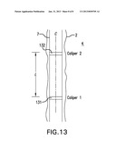 PRECISE BOREHOLE GEOMETRY AND BHA LATERAL MOTION BASED ON REAL TIME     CALIPER MEASUREMENTS diagram and image