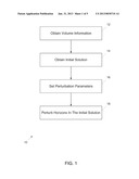 SYSTEM AND METHOD FOR PERTURBING AN INITIAL HORIZON-PICKING SOLUTION TO     FOLLOW LOCAL FEATURES OF A VOLUME diagram and image