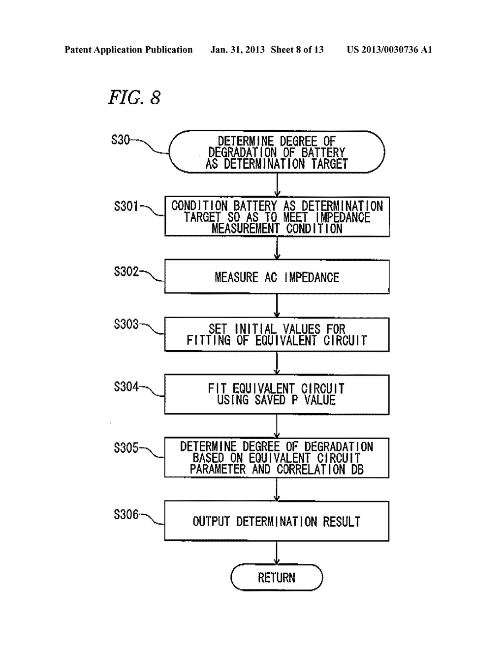 BATTERY DEGRADATION DETERMINATION DEVICE, BATTERY DEGRADATION     DETERMINATION METHOD AND BATTERY DEGRADATION DETERMINATION SYSTEM - diagram, schematic, and image 09