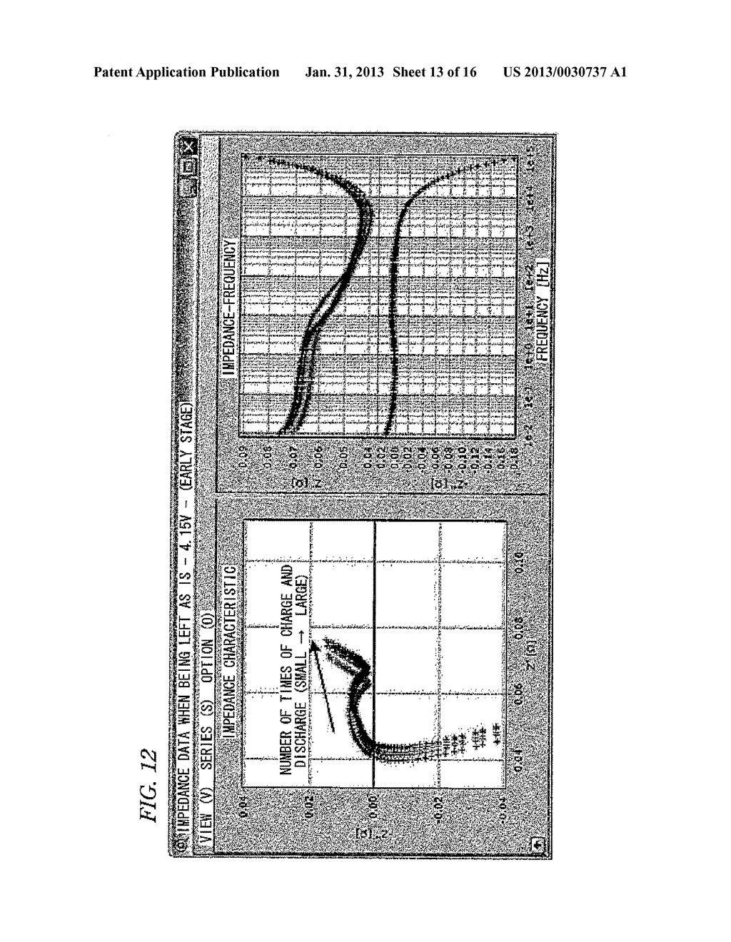 DEVICE FOR CALCULATING IMPEDANCES OF BATTERY CELL AND BATTERY IMPEDANCE     MEASURING SYSTEM - diagram, schematic, and image 14