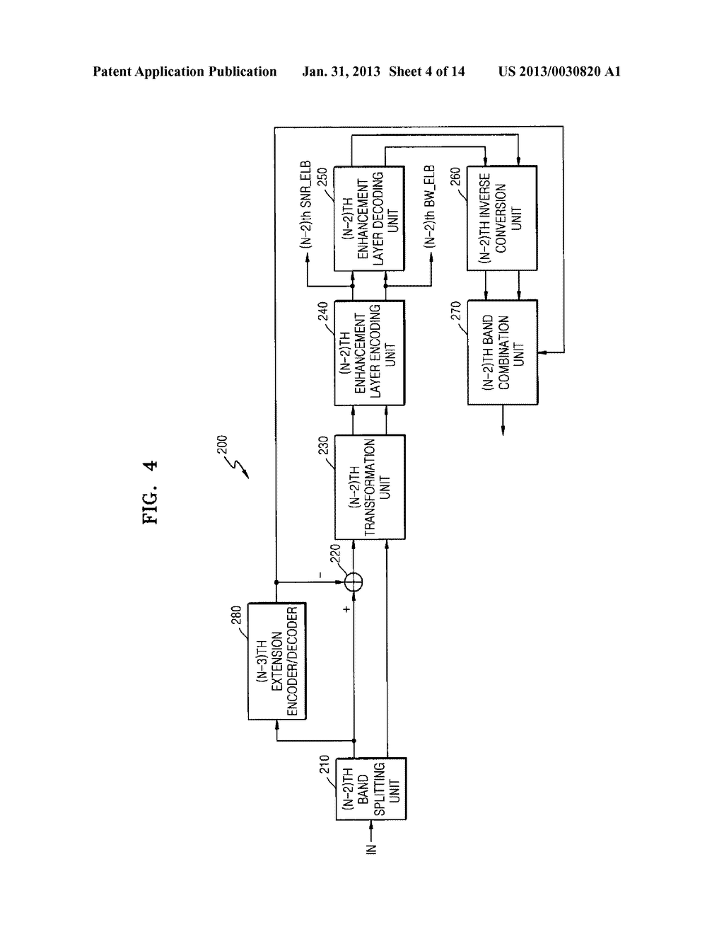 METHOD, MEDIUM, AND SYSTEM SCALABLY ENCODING/DECODING AUDIO/SPEECH - diagram, schematic, and image 05