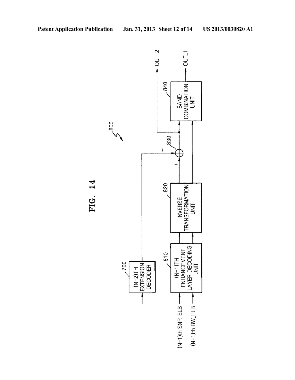 METHOD, MEDIUM, AND SYSTEM SCALABLY ENCODING/DECODING AUDIO/SPEECH - diagram, schematic, and image 13