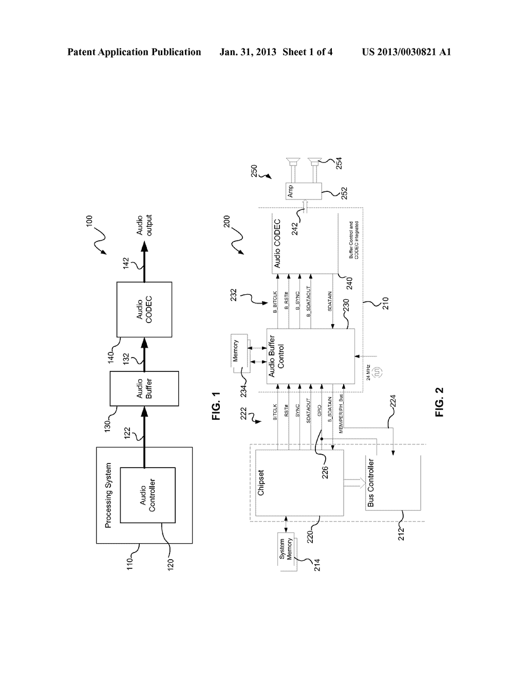 APPARATUS, SYSTEM AND METHOD FOR BUFFERING AUDIO DATA TO ALLOW LOW POWER     STATES IN A PROCESSING SYSTEM DURING AUDIO PLAYBACK - diagram, schematic, and image 02