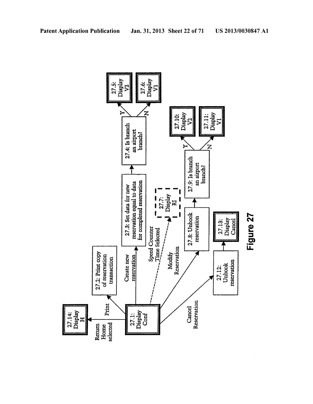 Method and Apparatus for Expedited Rental Vehicle Reservation Creation     Following a Previous Reservation - diagram, schematic, and image 23