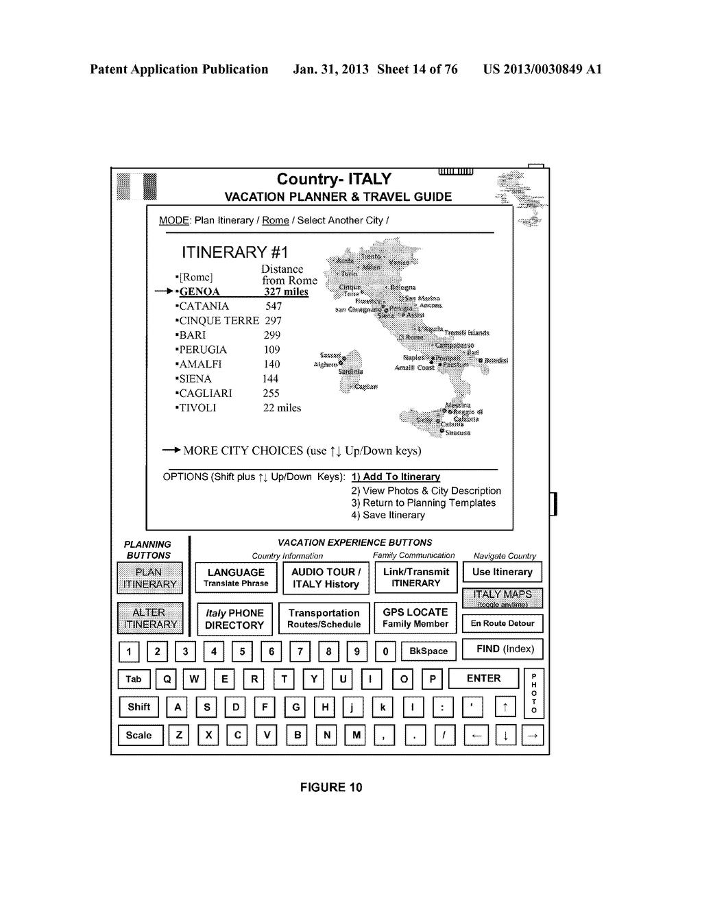 PORTABLE VACATION/TRAVEL PLANNER, AND FAMILY TOUR GUIDE DEVICE - diagram, schematic, and image 15