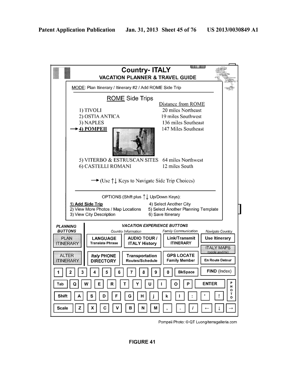 PORTABLE VACATION/TRAVEL PLANNER, AND FAMILY TOUR GUIDE DEVICE - diagram, schematic, and image 46