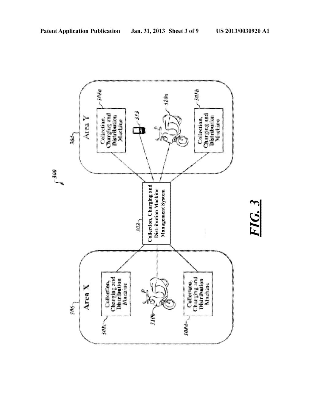 APPARATUS, METHOD AND ARTICLE FOR PROVIDING INFORMATION REGARDING     AVAILABILITY OF POWER STORAGE DEVICES AT A POWER STORAGE DEVICE     COLLECTION, CHARGING AND DISTRIBUTION MACHINE - diagram, schematic, and image 04