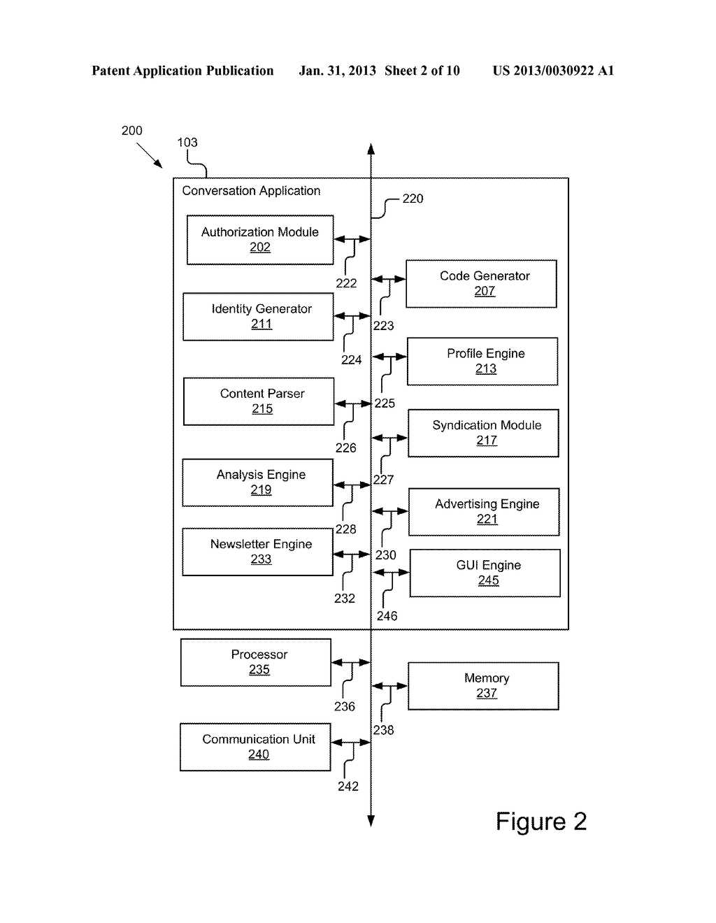 SYSTEM AND METHOD FOR SYNDICATING A CONVERSATION - diagram, schematic, and image 03