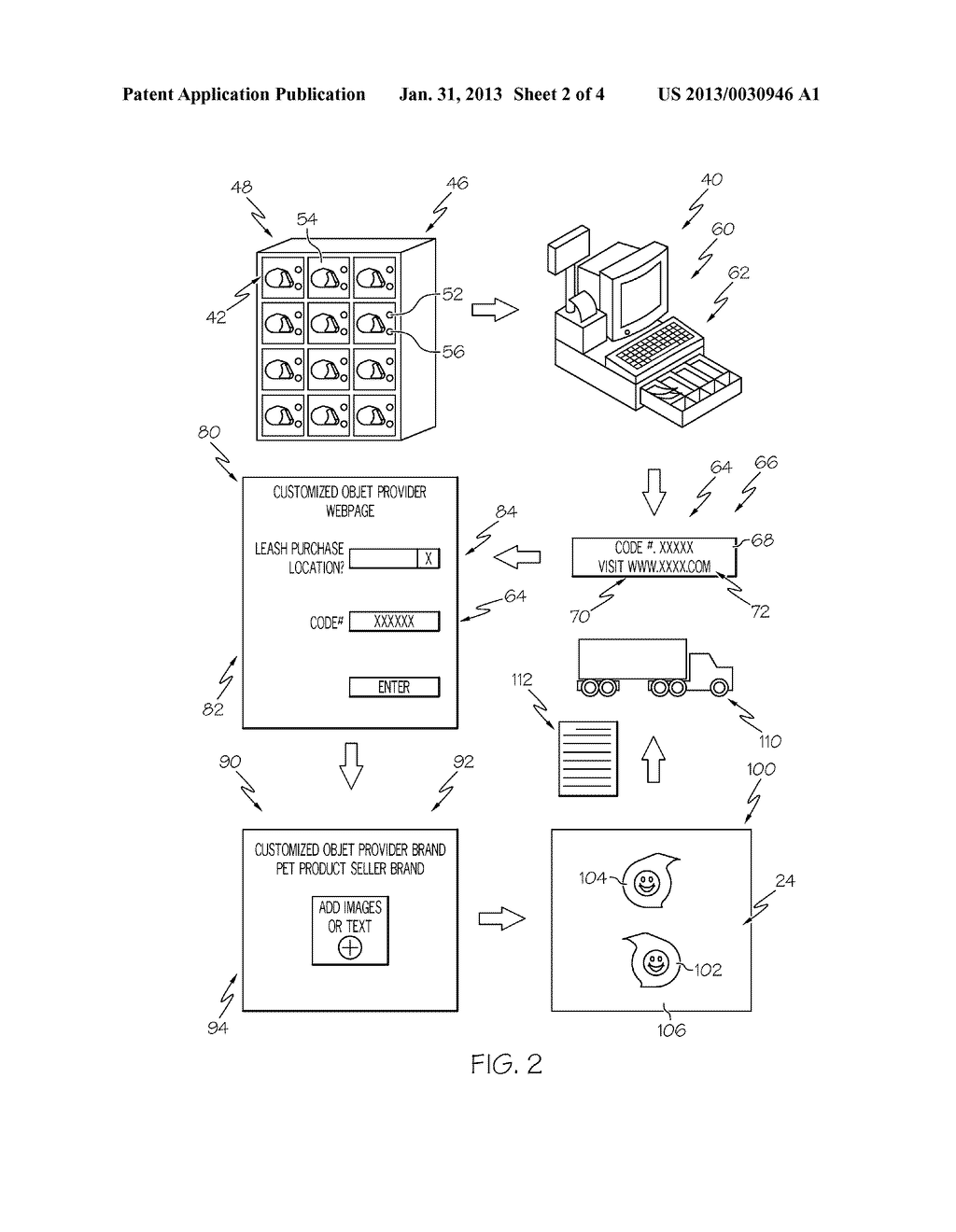 Creation of Customized Objects for Pet Products Purchased In-Store and/or     Online - diagram, schematic, and image 03