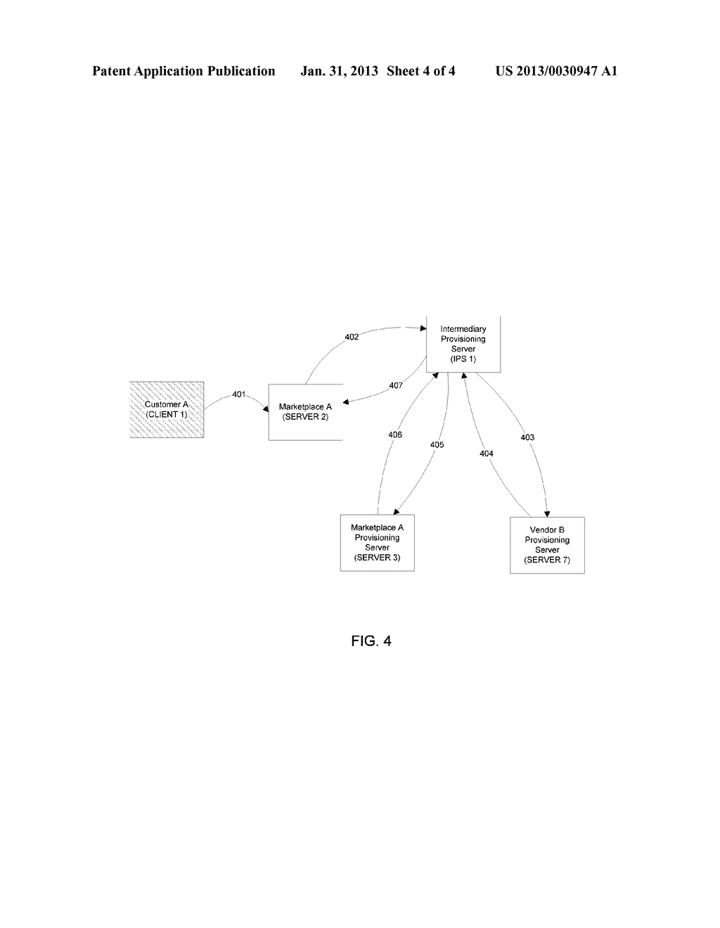 NETWORK STRUCTURE AND METHOD OF ITS USE FOR DISTRIBUTING AND MAINTAINING     PROVISIONING INFORMATION BETWEEN A NETWORK MARKETPLACE AND ONE OR MORE     VENDORS FOR THE PURPOSE OF REGISTERING, INSTALLING AND CONFIGURING     SOLUTIONS AND PRODUCTS - diagram, schematic, and image 05