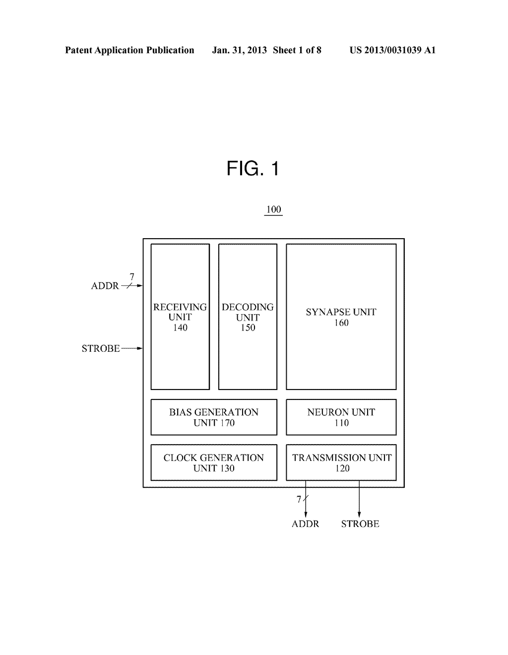 APPARATUS AND METHOD FOR TRANSMITTING AND RECEIVING SPIKE EVENT IN     NEUROMORPHIC CHIP - diagram, schematic, and image 02