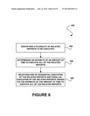 SYSTEM, METHOD AND COMPUTER PROGRAM PRODUCT FOR DISTRIBUTED EXECUTION OF     RELATED REPORTS diagram and image