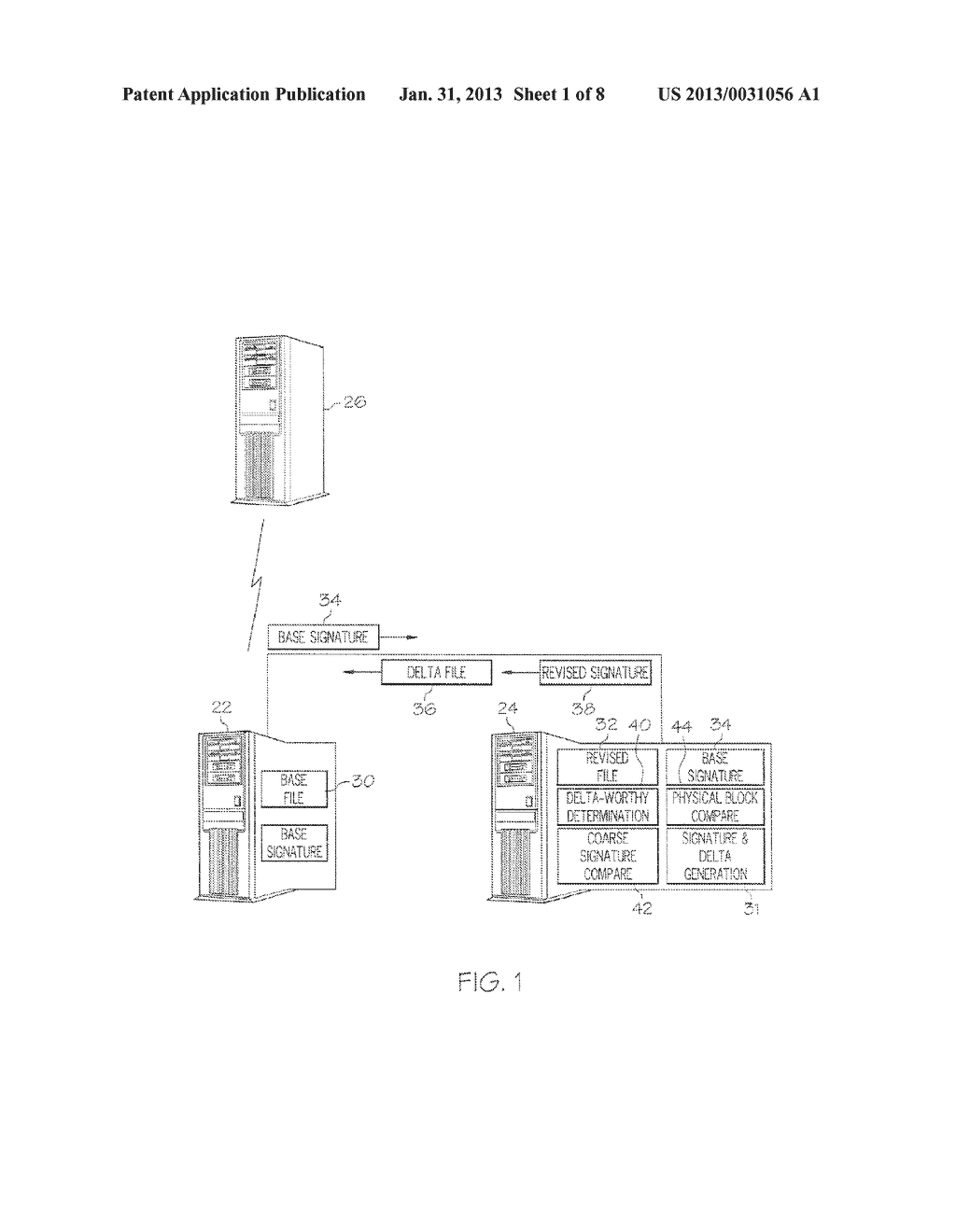 METHODS AND SYSTEMS FOR FILE REPLICATION UTILIZING DIFFERENCES BETWEEN     VERSIONS OF FILES - diagram, schematic, and image 02