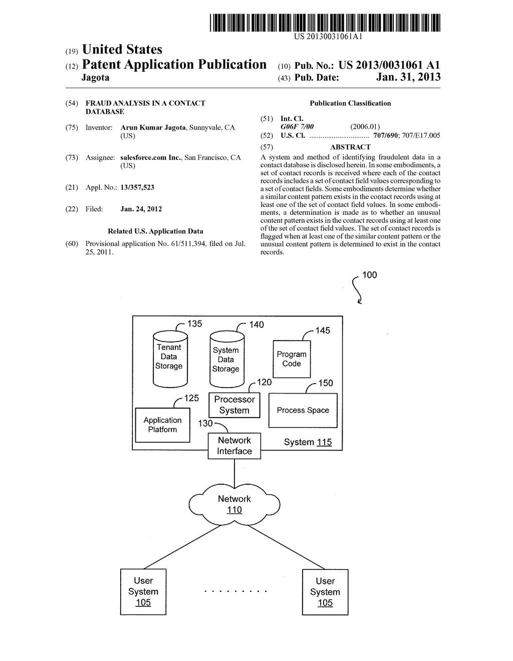 FRAUD ANALYSIS IN A CONTACT DATABASE - diagram, schematic, and image 01